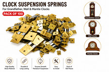 100PCS English French German Suspension Wall Mantle Clock Springs (Assorted)