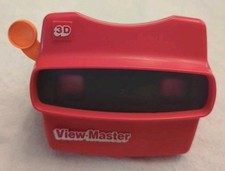 Vintage View Master 3D Viewer Red Classic Viewmaster Toy Slide Viewer