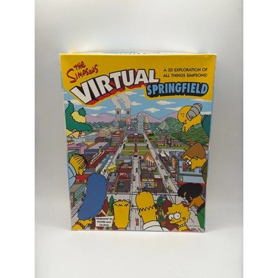 The Simpsons Virtual Springfield Big Box PC CD-ROM Guter Zustand