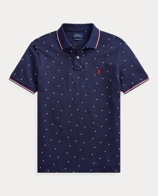 NET Polo Ralph Lauren Classic Fit Star/Tossed Stars Mesh Polo, SIZE: SMALL