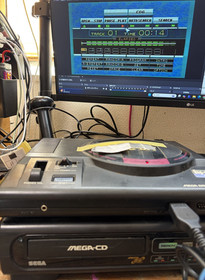 SEGA MEGA CD HAA-2910 console only CD sound no output