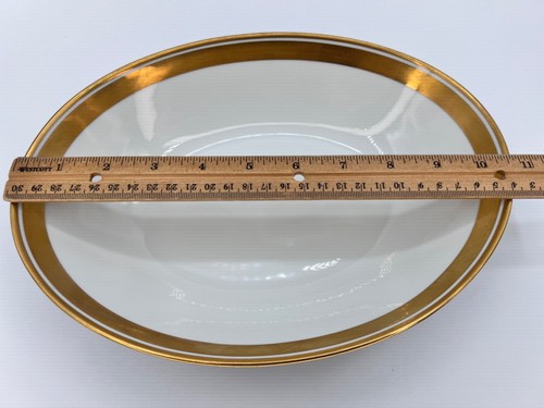 Fitz & Floyd Renaissance Lapis Blue 10" Oval Bowl 1988 (Japan) - Picture 7 of 7