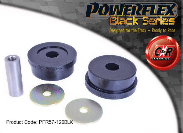 Powerflex Black Satinato Mnt Boccola Grande Raceonly per Porsche 993 94-98