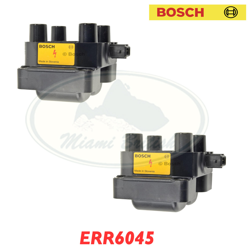 LAND ROVER IGNITION COIL SET x2 DISCOVERY 2 II  RANGE P38 ERR6045 BOSCH