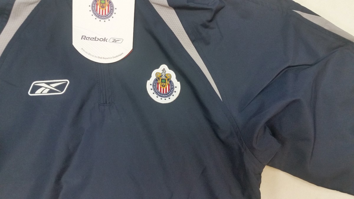 Chivas de Guadalajara Jrs Warm Up Jacket Official Licensed Reebok