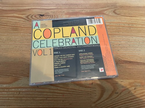CD Klassik Aaron Copland - A Copland Celebration Vol.1 2CD (34 Song) SONY CLA jc - Bild 3 von 3