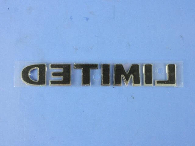 Placa de identificación emblema 'limitado' original OEM Mopar para Chrysler Dodge Jeep Ram Foto 3 de 3