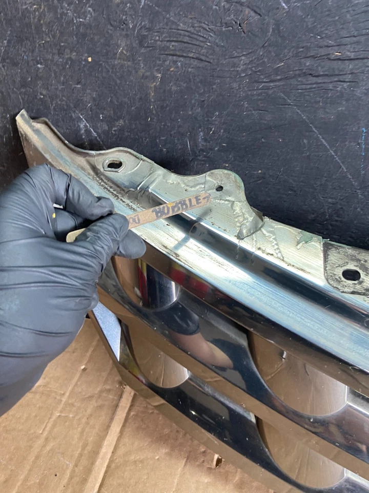 Nissan Murano 2003 2004 2005 parrilla superior delantera O1169 DG fabricante original Foto 4 de 4