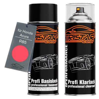 Autolack Spraydosen Set für Honda Acura R85 Cairns Coral Basislack Klarlack