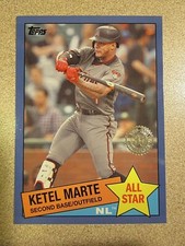 2020 TOPPS #85AS-41 KETEL MARTE 35TH ANNIVERSARY 1985 RETRO BLUE PARALLEL DBACKS