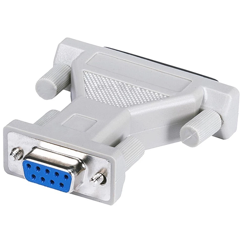 3x DB9 9 Pin Female to DB25 25 Pin Male Serial to Parallel Adapter Converter - Image 2 of 2