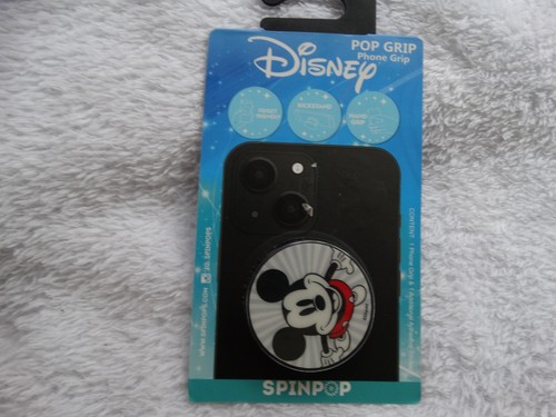 Disney - Mickey Mouse Retro Pop Grip Phone Grip/Stand By Spinpop (NEW) - Photo 2 sur 5