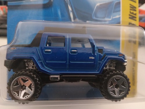 HOT WHEELS 2008-015 NEW MODELS HUMMER H2 SUT 15/40 BLUE OR/5SP - Picture 2 of 3