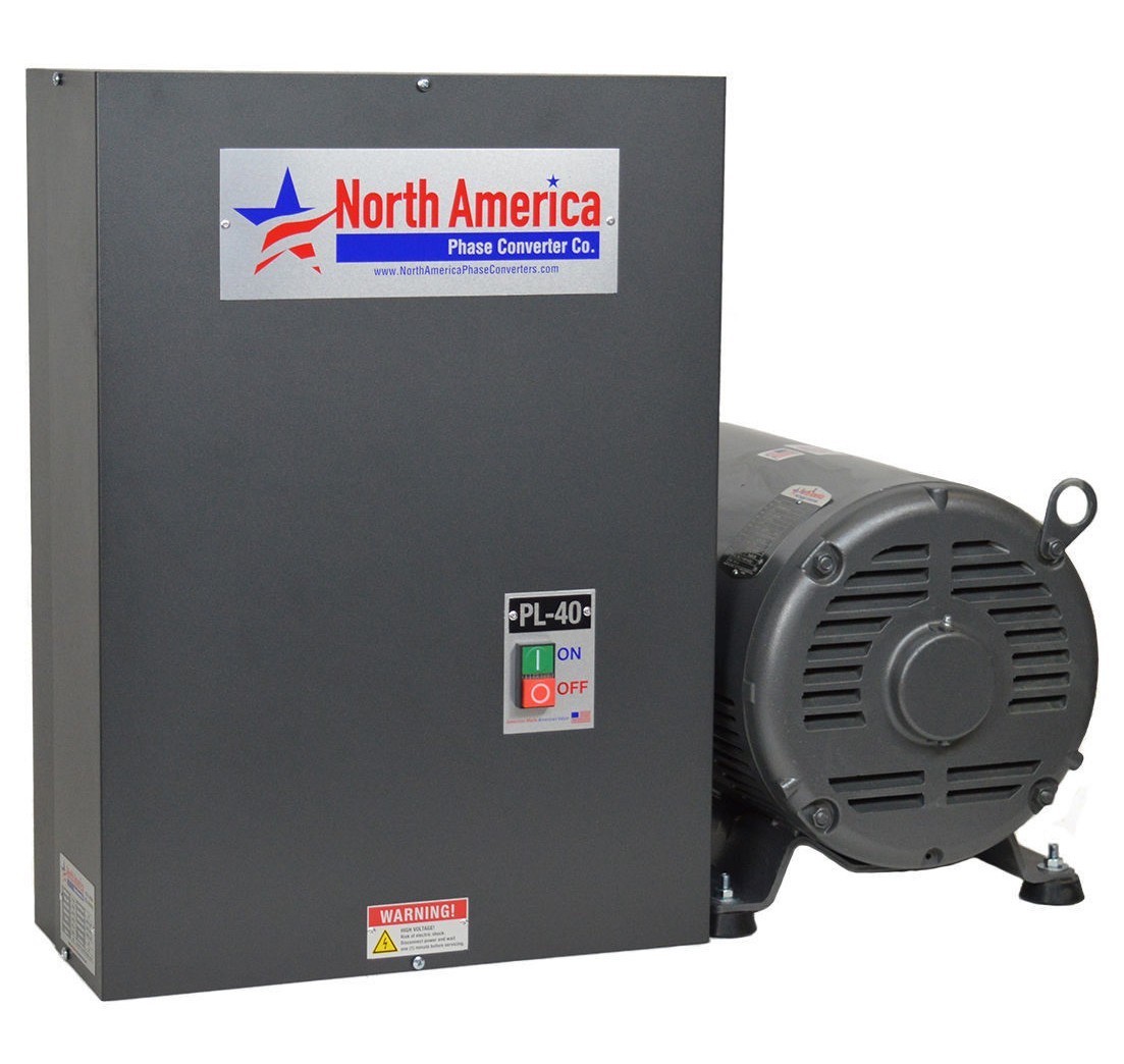 Rotary Phase Converter PL-40 Pro-Line 40HP - Built-In Starter, Made In USA