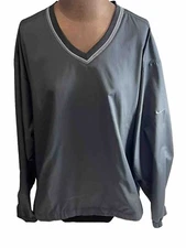 Nike Golf, Oversized Polyester V Neck Windbreaker Jacket XL