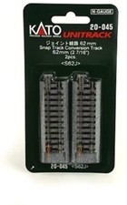 KATO N gauge joint line 62mm 2 pieces 20-045 Model railroad supplies