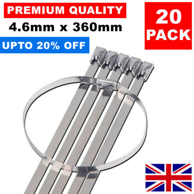 Stainless Steel Metal Cable Ties. UK