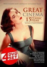 Great Cinema: 15 Classic Films 4 Disc Set - DVD - GOOD