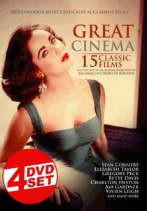 Great Cinema: 15 Classic Films (4 Disc Set) - DVD - GOOD