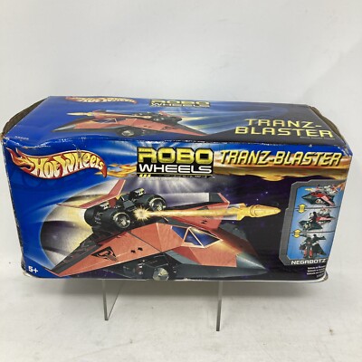 Rare Hot Wheels Robo Wheels Negabotz Tranz blaster - Unopened