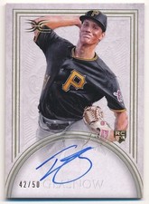 2017 Topps Definitive TYLER GLASNOW Rookie RC Autograph On-Card Auto #42/50