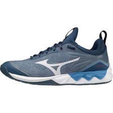 Mizuno Wave Luminous 2 Court Shoes Blue Netball Sports Training Comfort Trainers