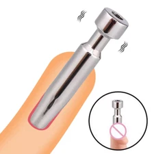 Male Stainless Steel Hollow Penis Insert Plug Through-hole Sounds Plug Stretcher