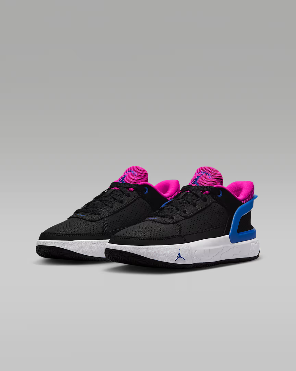 Jordan DAY1 EO Size 6Y Black White Pink Blue Easy Slip On Heel