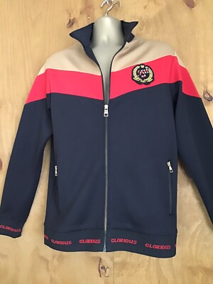 GLORIOUS GANGSTA MENS ZIPPED TRACKSUIT TOP JACKET