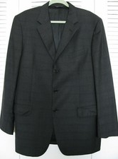 GIANLUCA ISAIA Napoli 100 Wool Blazer Jacket Men's Size EU 52 US 42
