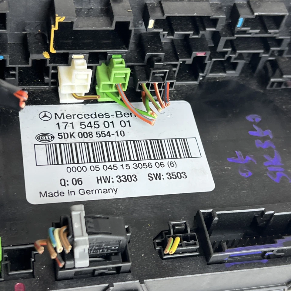 2005 MERCEDES BENZ SLK 350 SAM MODULE RELAY FUSE BOX 5DK008554 OEM - Image 2 of 4