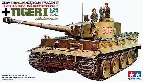 その他 Tamiya Tiger I (Sd.Kfz. 181) 1/25 Rare kit Tamiya 1/25 Deluxe Model kit German heavy tank