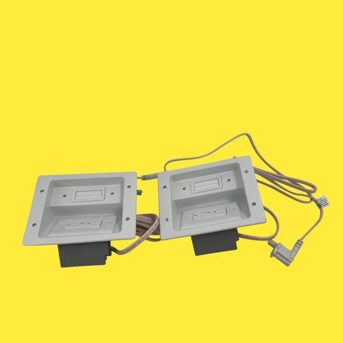 LOT OF 2 Sanus SSACMIWP1-W1 In Wall Cable Concealer Recessed Power #454