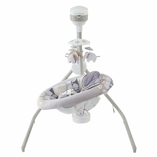 fisher price swing pink elephant