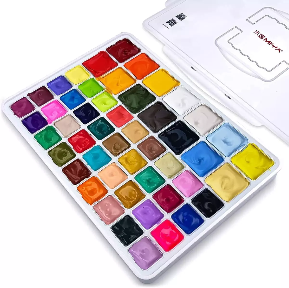 Gouache Paint Set, 50 Colors(14 Colors X 60Ml + 36 Colors X 30Ml)