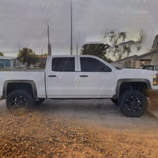 4PC Factory Style Fender Flares Fit For 2014-2019 Chevy Silverado 1500 2500 3500