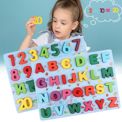 Wooden Creative Puzzles Educational Learning Toys for Kids Toddlers Boys Girls