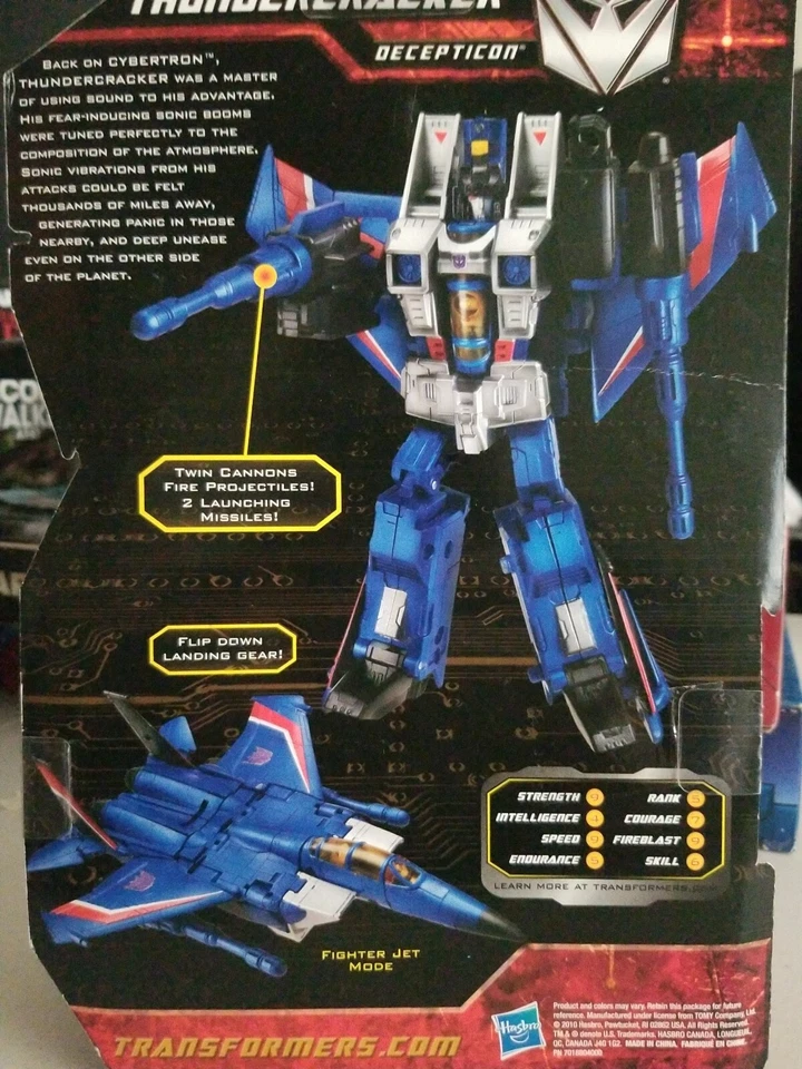 Transformers Generations Thundercracker NEW Deluxe Class   - Image 2 of 4