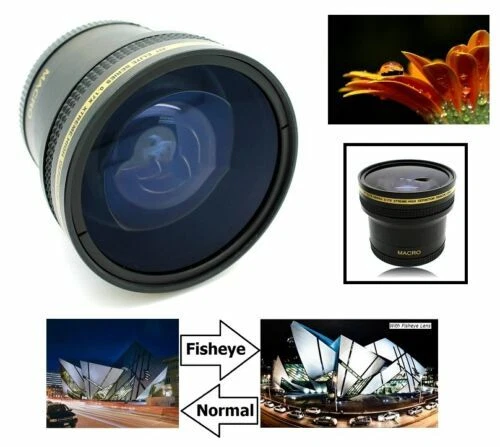 Objetivos ojo de pez para cámaras Canon