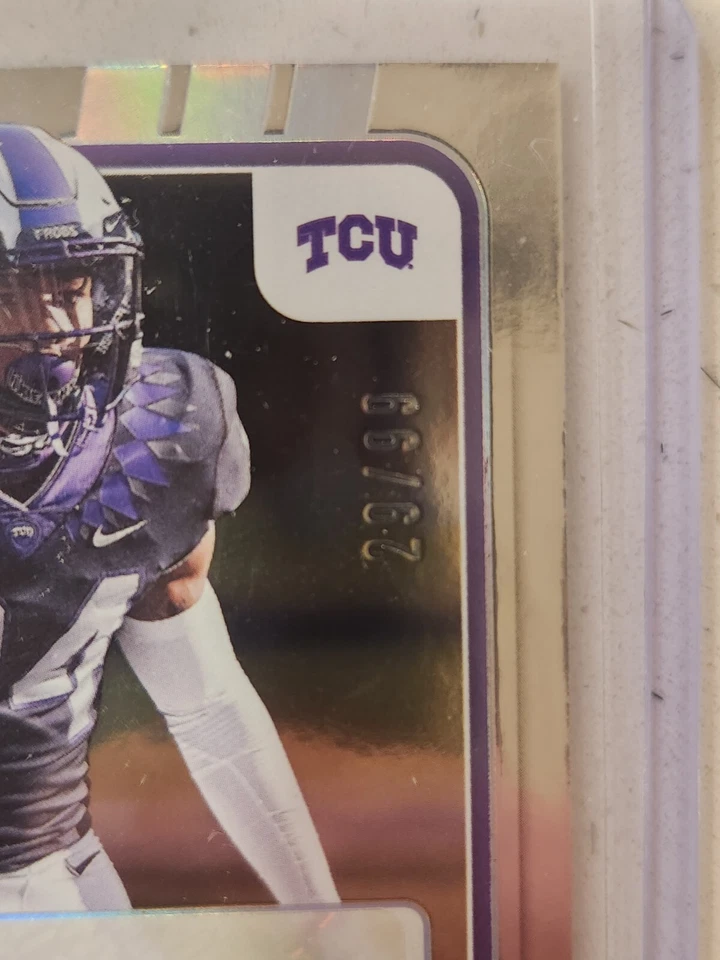 2021 Contenders Campus Ticket Holo Silver Auto /99 Ar'Darius Washington Rookie - Image 3 of 3