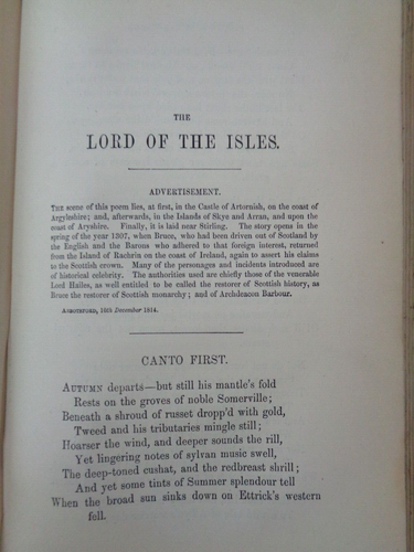 1868 THE POETICAL WORKS OF SIR WALTER SCOTT WITH MEMOIR VOLS I-III MARMION ^ - Picture 13 of 13