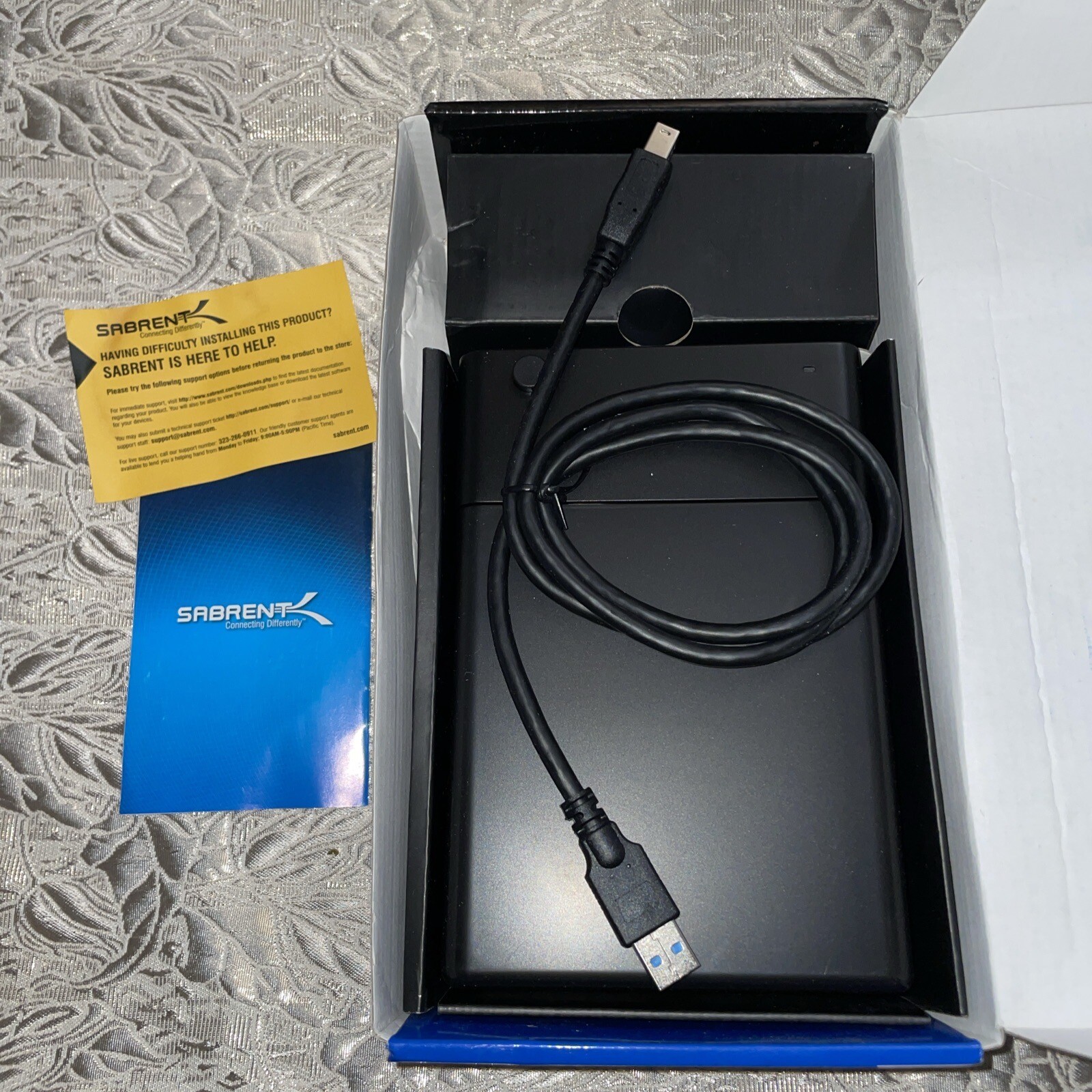 Sabrent USB 3.0 SATA Hard Drive Flat Docking Station NEW external