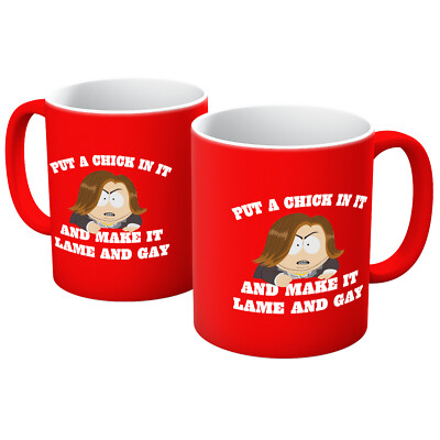 Legen Sie ein Küken hinein und machen Sie es lahm Cartman lustige Pandaverse South Kaffeetasse Tasse Tasse