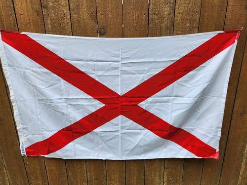 Alabama State Flag 34"×58" Alamo Flag Co. Vintage
