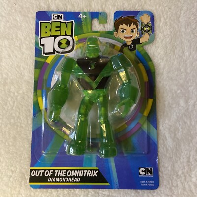 Omnitrix Diamondhead Figure Ben 10 Cartoon Network NIB Green Black 76495