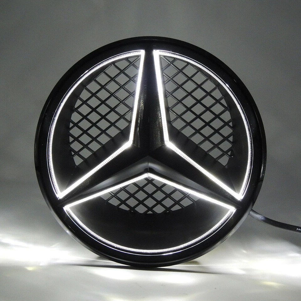 Fit For 08-13 Mercedes-Benz W204 C300 Led Emblem Front Grille Star Logo Light Foto 4 de 4