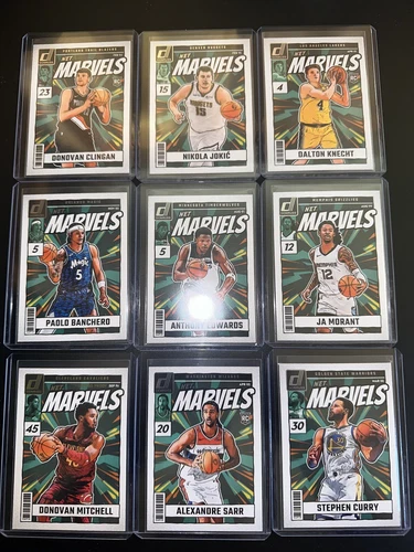2024-25 Donruss Basketball Complete Net Marvels Set #1-25