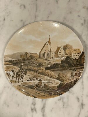 Johann Adam Klein Wandteller Sammelteller E. Otto Schmidt Nürnberg 