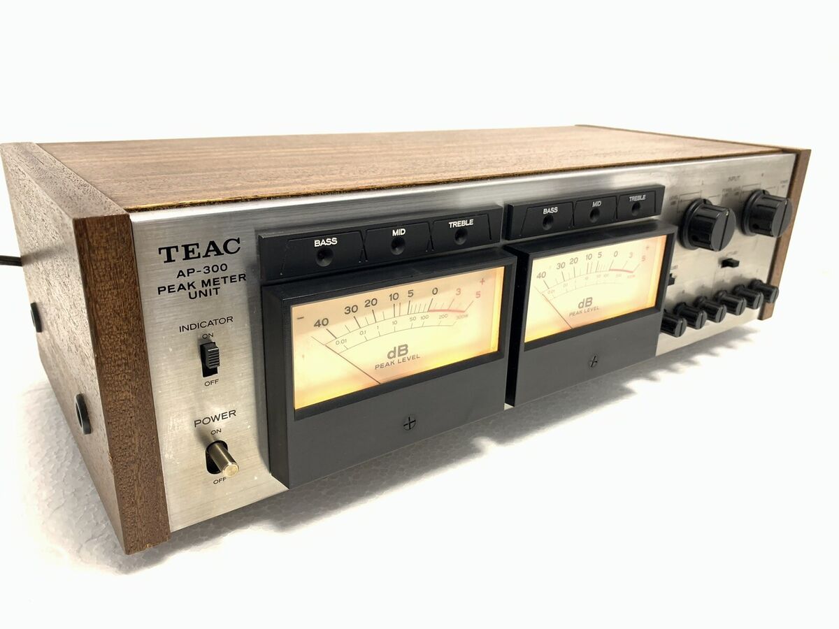 Teac AP-300 Very Rare Peak Meter Unit Vintage 1975 Hi End Teac AP-300 Very Rare Peak Meter Unit Vintage 1975 Hi End