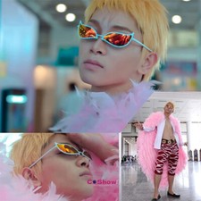 Donquixote Doflamingo Sunglasses Women Men Fashion Glasses Cosplay Party Prop